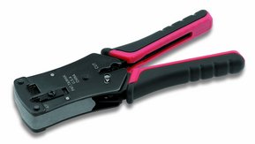 Інструмент для обтиску модульних конекторів на 6 і 8 полюсів